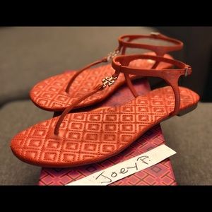 Tory Burch Quilted Marion sandals Sz 9 $228